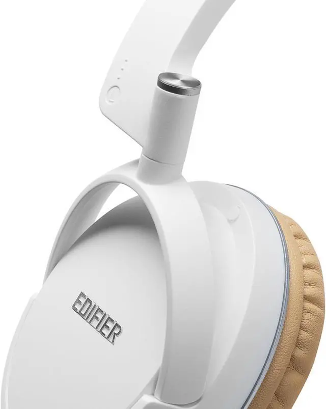Alt view image 11 of 15 - Edifier P841 Comfortable Noise Isolating Over-Ear Headphones With Microphone And Volume Controls - White