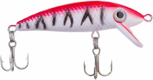 Alt view image 5 of 6 - 30x Fishing Lures Crankbaits Treble Hooks Minnow Crank Baits Tackle Bass Minnow