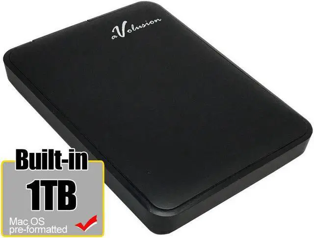 Main image of Avolusion 1TB USB 3.0 (MacOS Pre-Formatted) Portable External Hard Drive