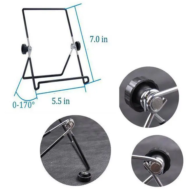 Alt view image 5 of 6 - MOACC Tablet Holder Stand, Universal Multi-Angle Non-Slip Adjustable Holder Cradle Compatible for 9-10.1 inch Tablet PC, Pad (2 Pack)