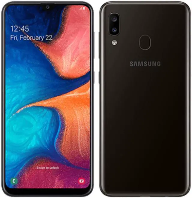 Main image of Samsung - Galaxy - A20 - 32GB - GSM Unlocked - Black - Great Condition - 90 day Warranty!