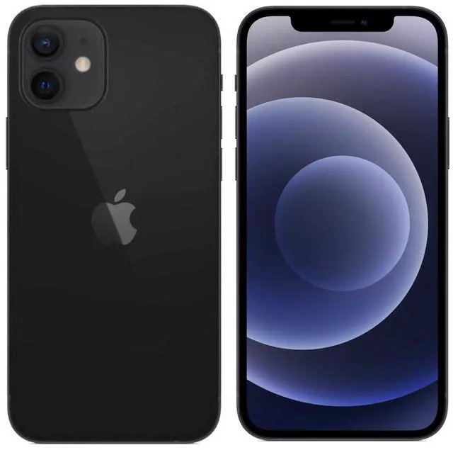 Main image of Apple iPhone 12 - 64 GB - AT&T Only - BLACK - Good Condition- 90 Day Warranty