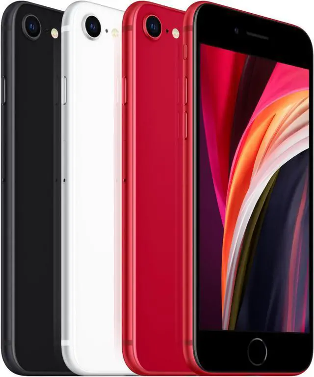 Alt view image 2 of 5 - Apple - iPhone SE (2020) - 2nd Generation - 64 GB - GSM CDMA Unlocked - Product Red - Good Condition - 90 Day Warranty Red