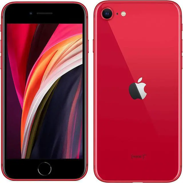 Main image of Apple - iPhone SE (2020) - 2nd Generation - 64 GB - GSM CDMA Unlocked - Product Red - Good Condition - 90 Day Warranty Red