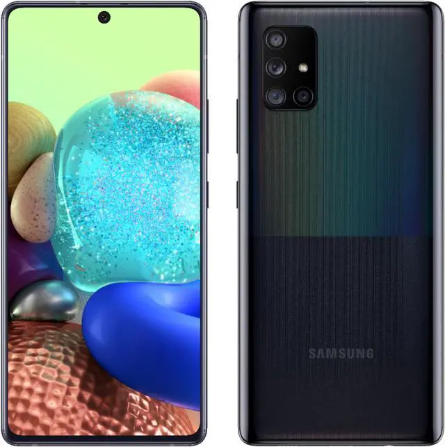 Main image of Samsung Galaxy A71 5G - 128GB - Unlocked Verizon Branded  - Prism Cube Black - Good Condition - 90 Day Warranty