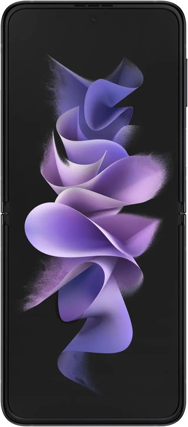 Alt view image 2 of 5 - Samsung Galaxy Z Flip 3 - 5G - 128 GB - GSM CDMA Unlocked - Phantom Black - Excellent Condition - 90 Day Warranty