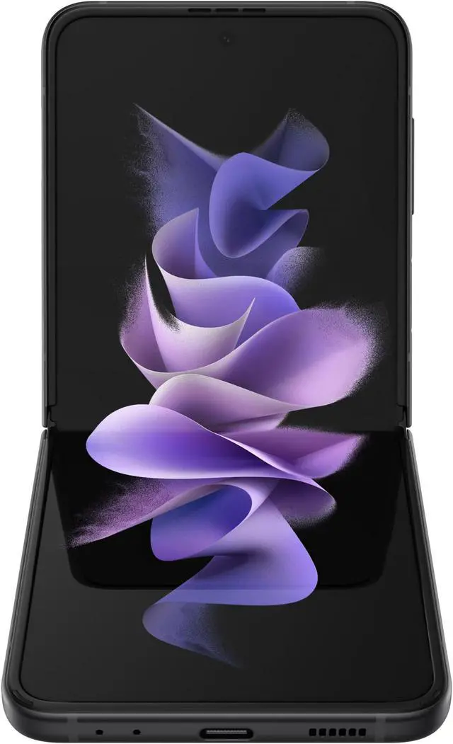 Alt view image 5 of 5 - Samsung Galaxy Z Flip 3 - 5G - 128 GB - GSM CDMA Unlocked - Phantom Black - Excellent Condition - 90 Day Warranty