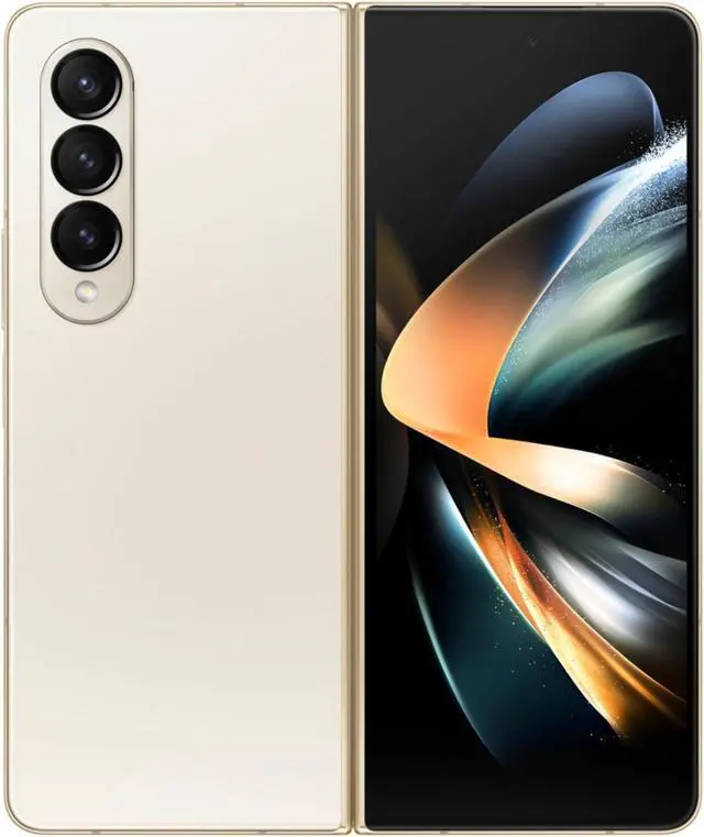 Alt view image 5 of 6 - Samsung Galaxy Z Fold 4 5G - 512 GB - GSM CDMA Unlocked - Beige - Good Condition - 90 Day Warranty