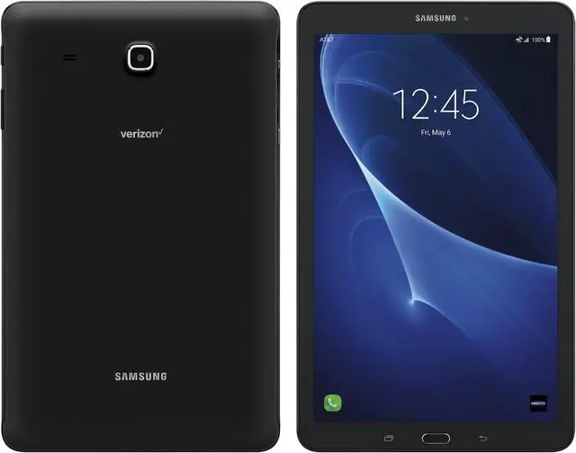Alt view image 4 of 5 - Samsung Galaxy TAB E 8.0 - 16GB - Wifi + Cellular - Verizon Locked - Metallic Black - Good Condition - 90 Day Warranty
