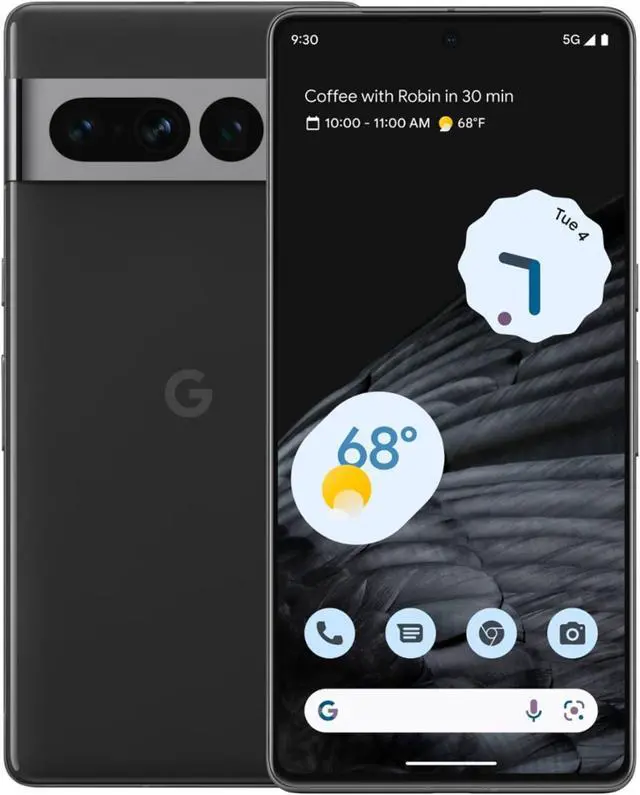Alt view image 5 of 5 - Google Pixel 7 Pro - 5G - 128 GB - GSM CDMA Unlocked - Obsidian - Great Condition - 90 Days Warranty