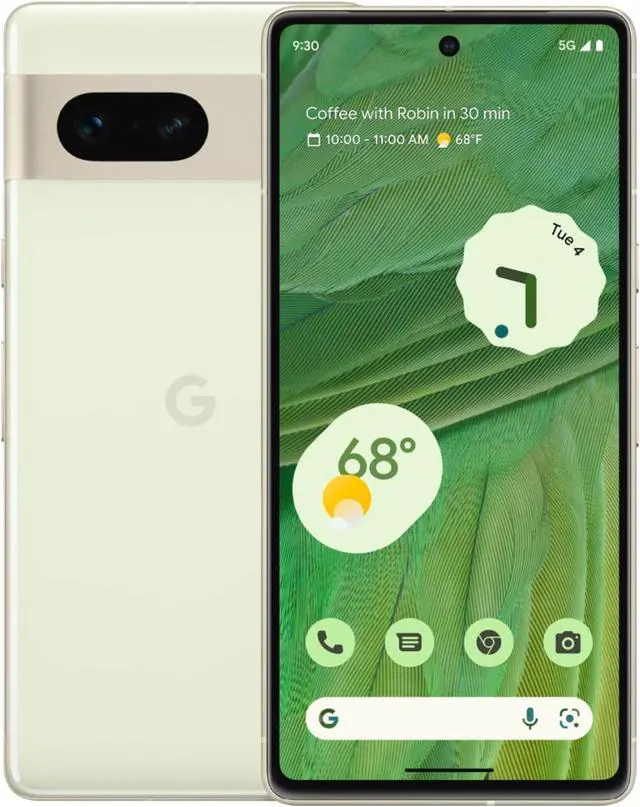 Alt view image 2 of 4 - Google Pixel 7  - 5G - 128 GB - GSM CDMA Factory Unlocked - LemonGrass - Good Condition - 90 Days Warranty