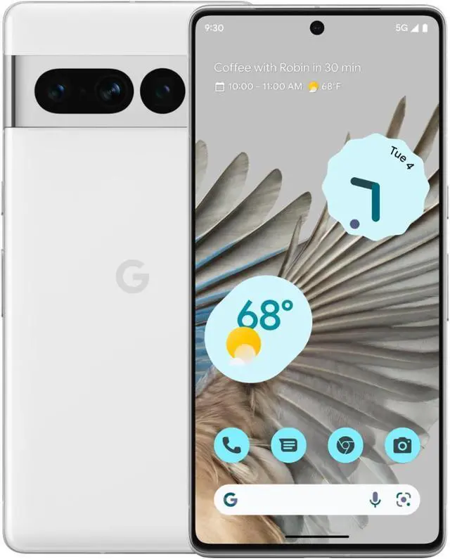 Alt view image 4 of 4 - Google Pixel 7 Pro - 5G - 512GB - GSM CDMA Unlocked - Snow - Good Condition - 90 Days Warranty