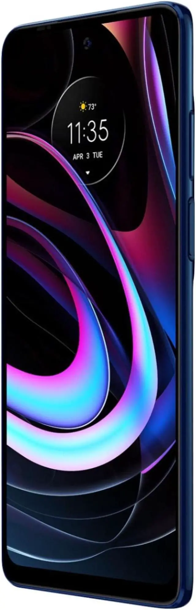 Alt view image 7 of 7 - Motorola - Edge (2021) 4G - 256GB - GSM CDMA Factory Unlocked - Nebula Blue - Good Condition - 90 Day Warranty