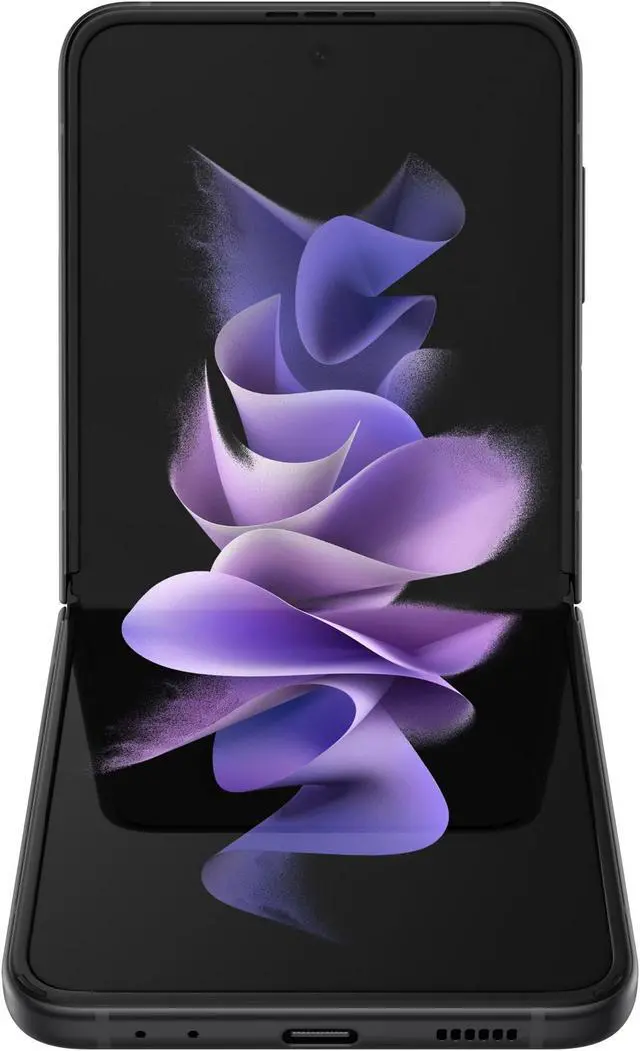 Alt view image 2 of 5 - Samsung Galaxy Z Flip 3 5G - 128 GB - AT&T Only - Black - Excellent Condition - 90 Day Warranty