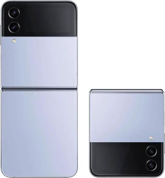 Alt view image 2 of 7 - Samsung Galaxy Z Flip 4 - 5G - 128 GB - GSM CDMA Unlocked - Blue - Excellent Condition - 90 Day Warranty