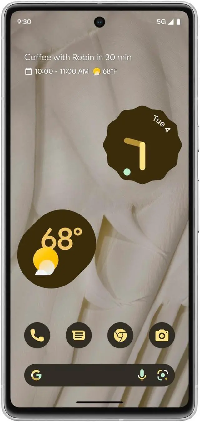 Alt view image 3 of 5 - Google Pixel 7  - 5G - 128 GB - GSM CDMA Unlocked - Snow - Great Condition - 90 Days Warranty