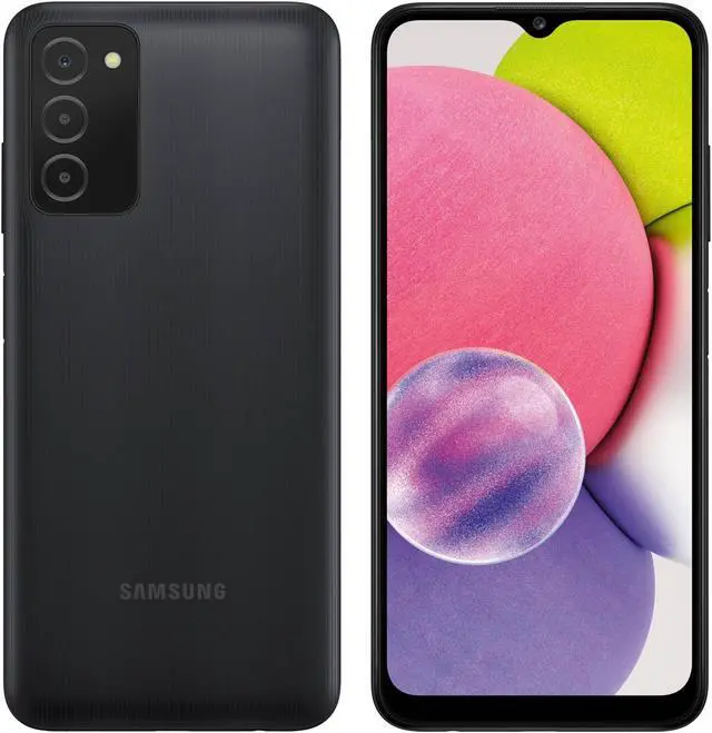 Main image of Samsung Galaxy A03s - 32GB - GSM Unlocked - Black - Excellent Mint Condition - 90 Day Warranty