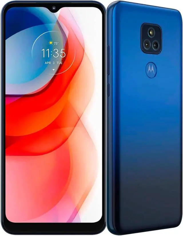 Alt view image 5 of 5 - Motorola Moto G Play (2021) - 32 GB - GSM CDMA Factory Unlocked - Misty Blue  - Great Condition - 90 Day Warranty