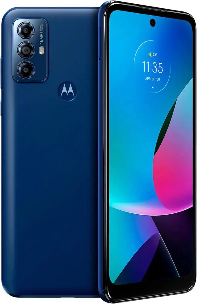 Alt view image 2 of 7 - Motorola Moto G Play (2023) - 32 GB -  Unlocked AT&T Branded - Navy Blue - Excellent Condition - 90 Day Warranty