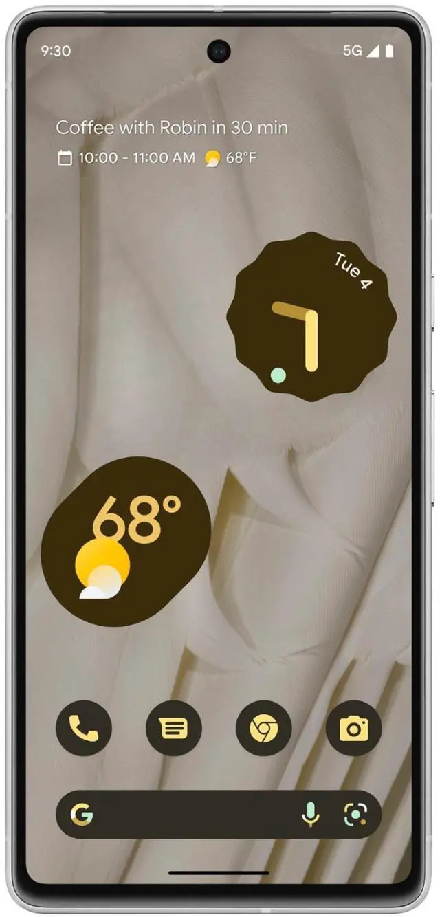 Alt view image 4 of 12 - Google Pixel 7  - 5G - 128 GB - GSM CDMA Factory Unlocked - Snow - Good Condition - 90 Days Warranty