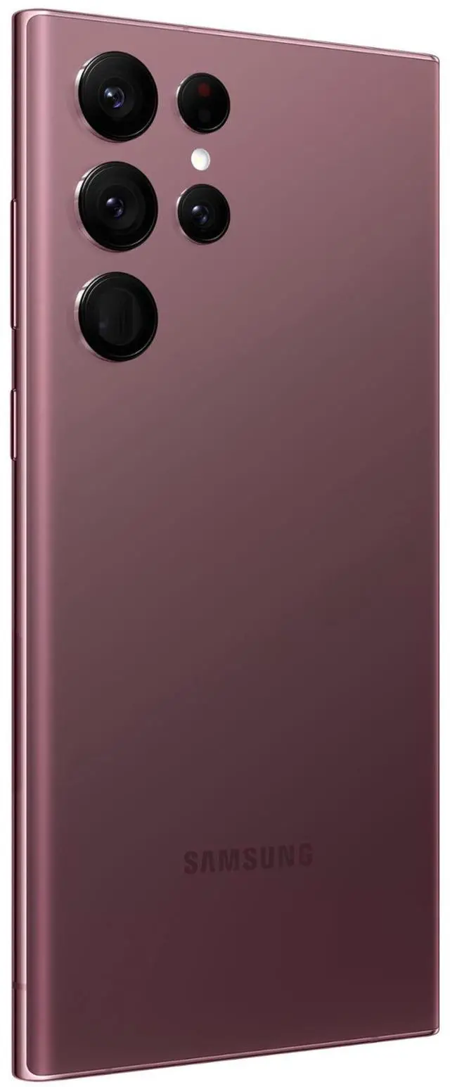 Alt view image 4 of 5 - Samsung Galaxy S22 Ultra 5G - 128 GB - US Cellular Only - Burgundy  - Good Condition - 90 Day Warranty