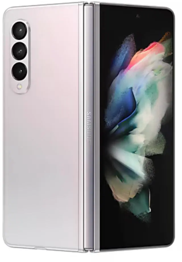Alt view image 7 of 7 - Samsung Galaxy Z Fold 3 5G - 256 GB - Verizon Only - Phantom Silver - Great Condition - 90 Day Warranty