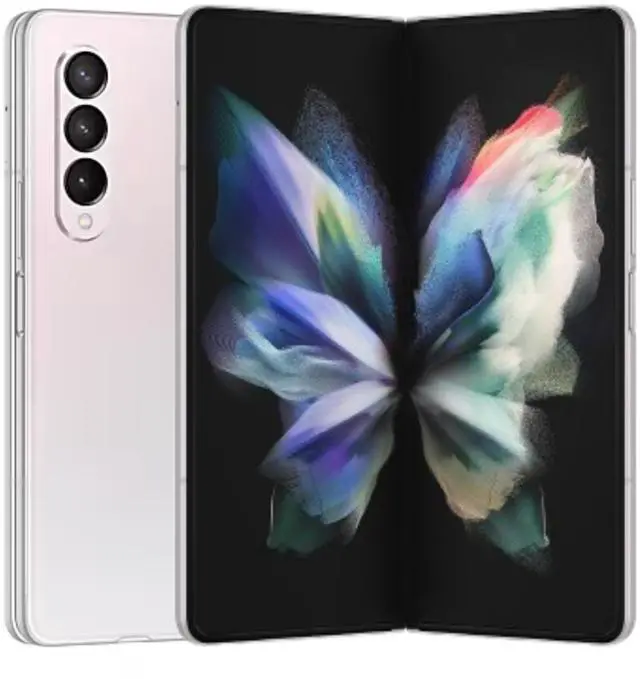 Main image of Samsung Galaxy Z Fold 3 5G - 256 GB - Verizon Only - Phantom Silver - Great Condition - 90 Day Warranty