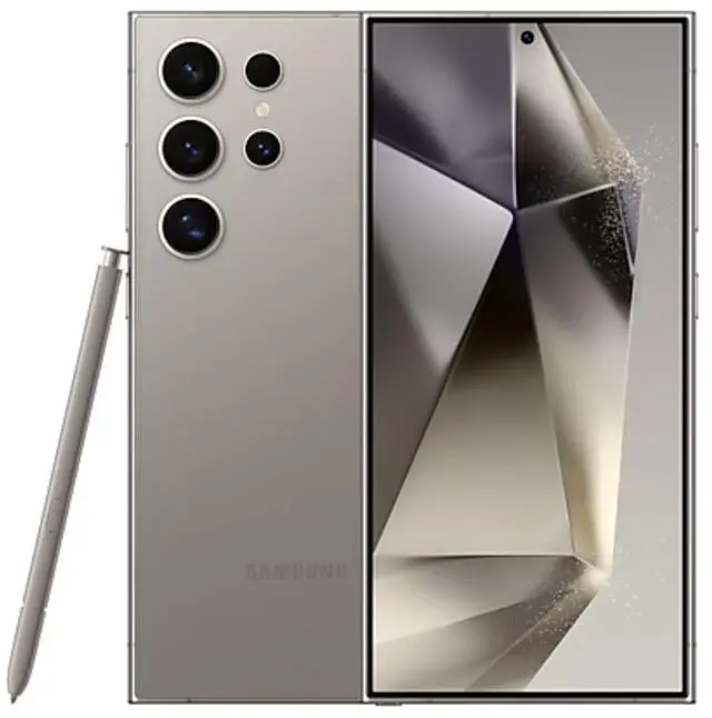 Main image of Samsung Galaxy S24 Ultra - 5G - 256GB - GSM CDMA Unlocked - Titanium Gray - Great Condition - 90 Day Warranty