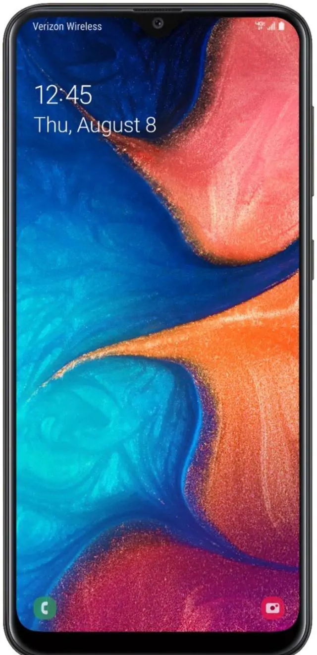 Alt view image 3 of 6 - Samsung Galaxy A20 - 32 GB - Black - GSM CDMA Factory Unlocked - Good Condition - 90 Day Warranty