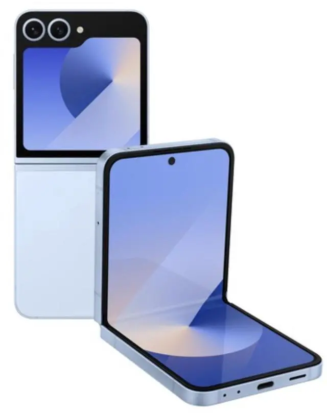 Main image of Samsung Galaxy Z Flip6 - 256GB - GSM CDMA Factory Unlocked - Blue - Great Condition - 90 Day Warranty