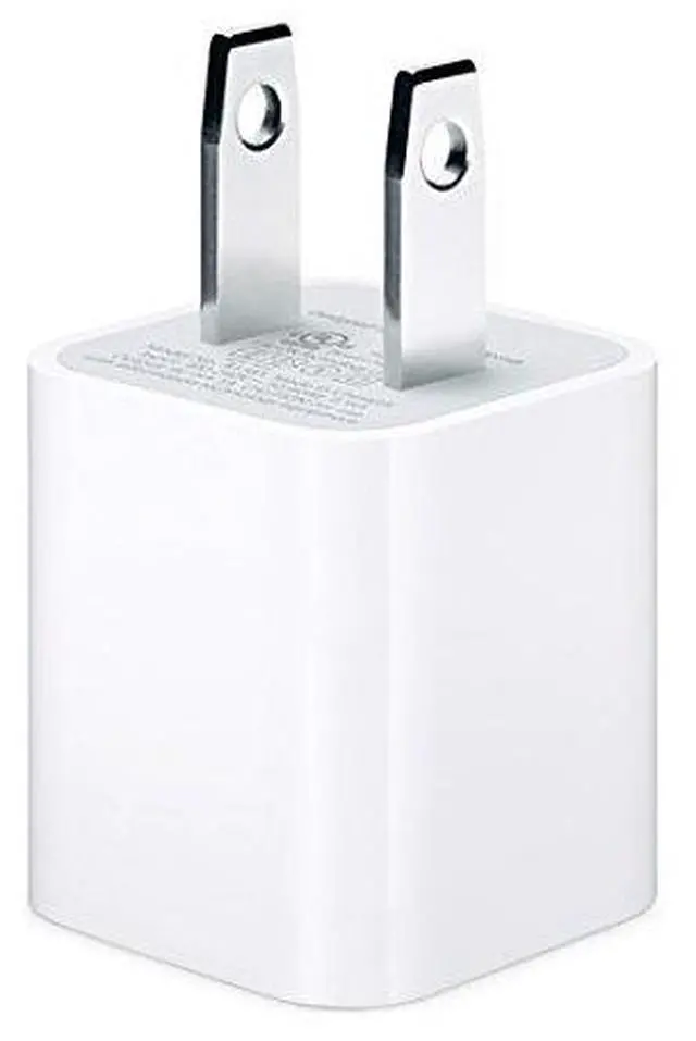 Alt view image 8 of 8 - Apple MD810LL/A 5 Watts USB Power Adapter for All iPhone and iPods With Dock/Lightning Connector - White