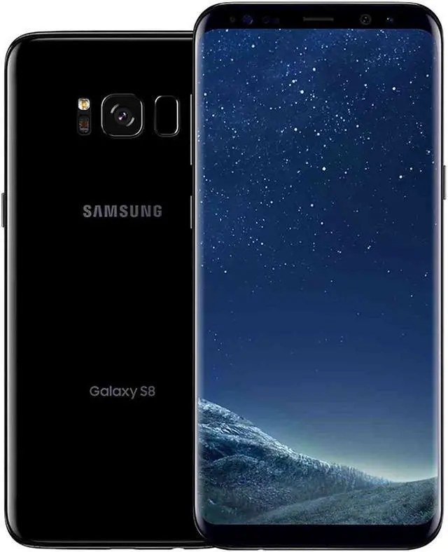 Alt view image 8 of 18 - NEW AT&T SAMSUNG GALAXY S8 SM-G950U 64GB MIDNIGHT BLACK LATEST SMARTPHONE