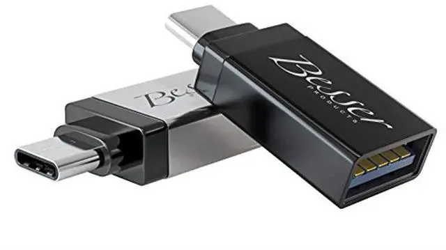 Alt view image 2 of 5 - USB Type C Adapter - USB 3.0 Female to USB C Male - Plug USB Devices to Smartphones,Laptops,Chromebook and Type C Ports (10 Pack)