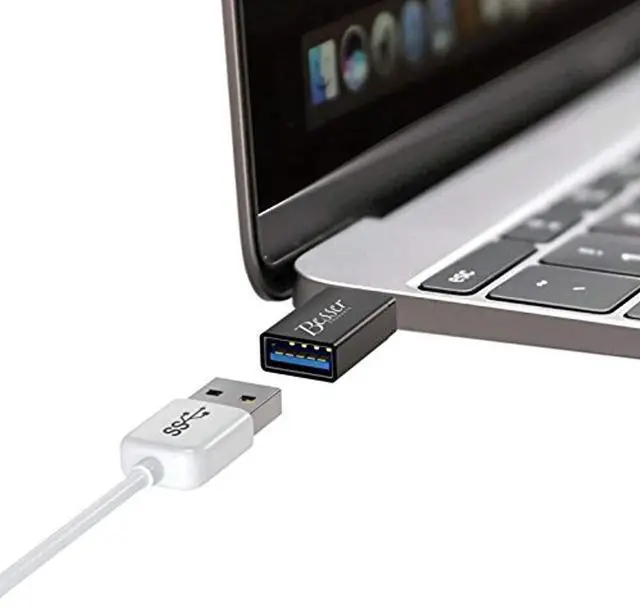 Alt view image 3 of 5 - USB Type C Adapter - USB 3.0 Female to USB C Male - Plug USB Devices to Smartphones,Laptops,Chromebook and Type C Ports (10 Pack)