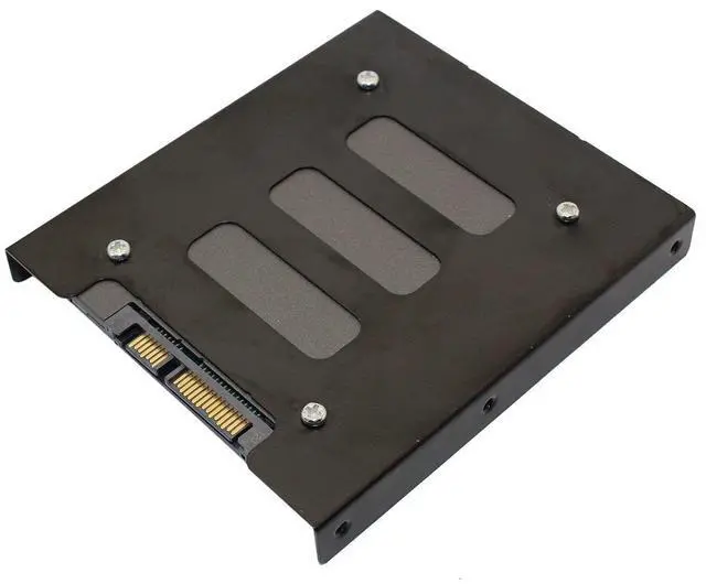 Alt view image 5 of 7 - SSD Mounting Bracket,SSD Bracket 2.5 to 3.5 Adapter SSD HDD Metal Mounting Bracket Adapter Hard Drive Holder for PC SSD (Pack of 2)