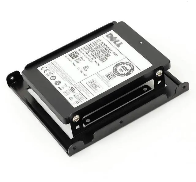 Alt view image 2 of 5 - Dual 2.5" to 3.5" HDD & SSD Converter Bracket Converts 2.5" Notebook Hard Drive to 3.5" Desktop Hard Drive Bay Mounting Bracket Adapter Mac | PC | Linux