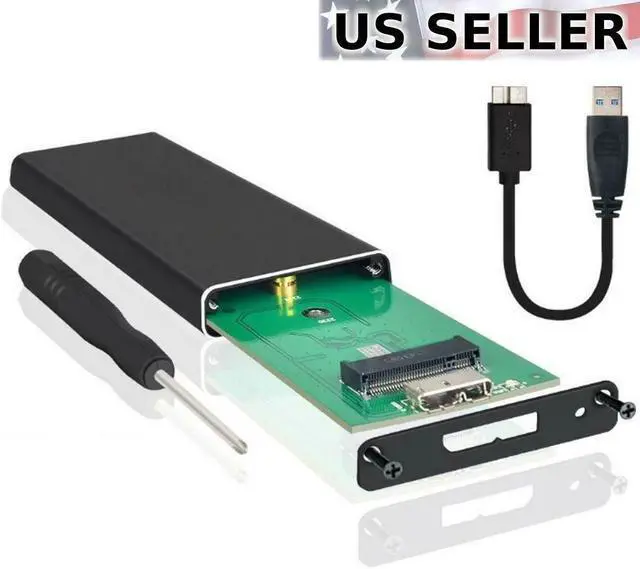Main image of M.2 NGFF SATA SSD to USB 3.0 Portable External Drive Enclosure Case with UASP