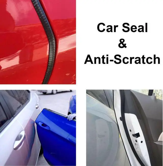 Alt view image 5 of 6 - 5m Car Door Seal Strip Weatherstrip Protector Edge Trim Guard Rubber Strip US