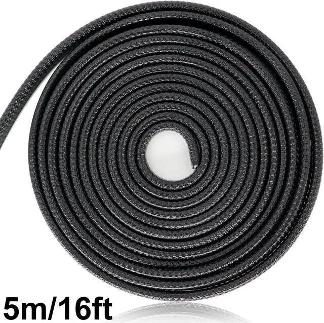 Alt view image 3 of 6 - 5m Car Door Seal Strip Weatherstrip Protector Edge Trim Guard Rubber Strip US
