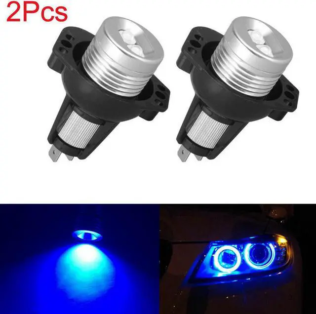 Main image of 2 X Angel Eye LED Headlight Marker Halo Ring Light Bulb Part Set For  E90 E91