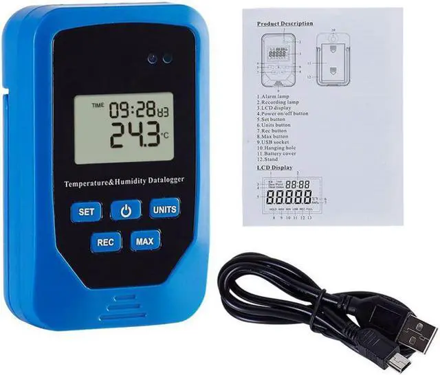 Alt view image 2 of 6 - TL-505 Digital Temperature Humidity Recorder Digital Thermometer Hygrometer Industrial High Accuracy Termometro Digital Data