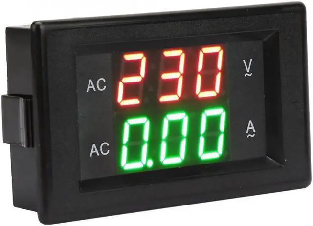 Alt view image 2 of 6 - YB4835VA Digital Display AC 500V/50A LED Ampere Meter Voltmeter Current Solid Type