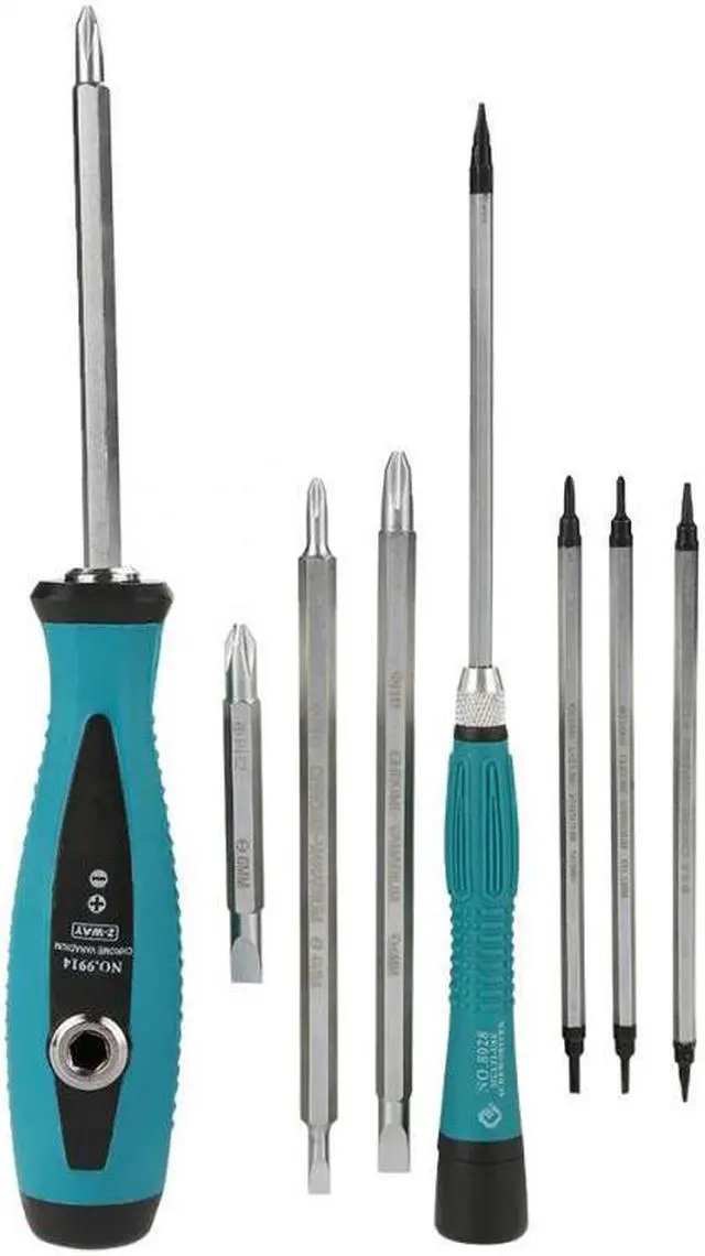 Alt view image 5 of 7 - 10pcs Chrome Vanadium Steel Magnetic Slot Cross StarScrewdriver Set Home Appliances Repair Multi Function Hand Tools