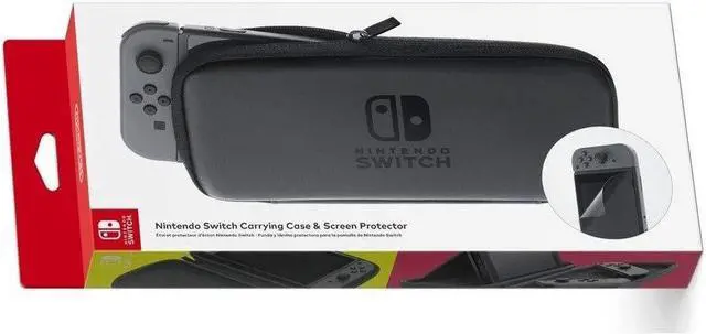 Alt view image 7 of 9 - nintendo switch carrying case + screen protector