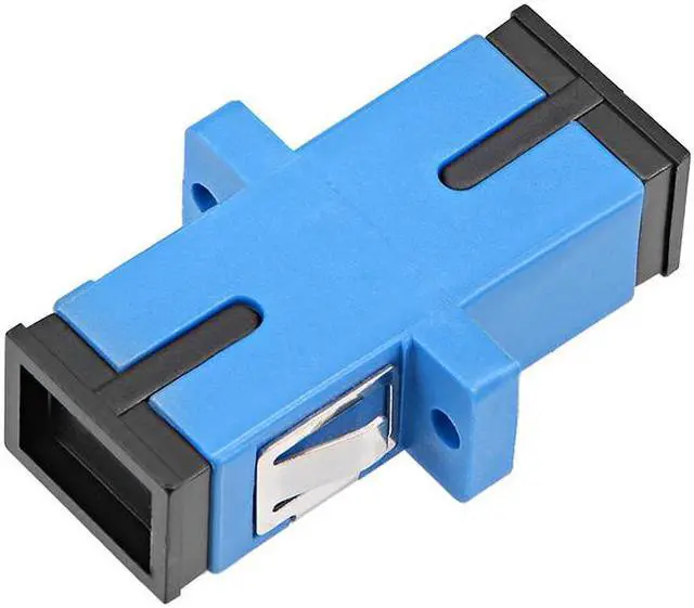 Alt view image 3 of 5 - SC to SC Fiber Coupler Flange Type Fiber Optical Adapter Connector for Server Rack, Patch Panel MM/SM 10Pcs(MFH)