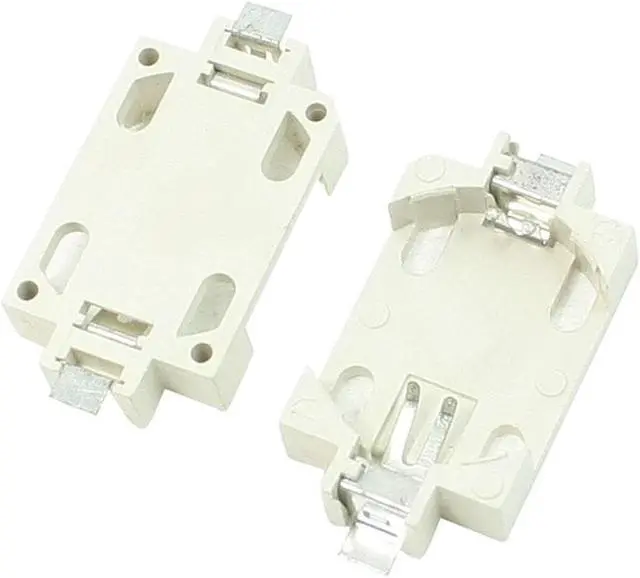 Main image of Unique Bargains 30mm  Distance CR2032 CR2025 Button Cell Battery Holders Sockets Cases 2 Pcs