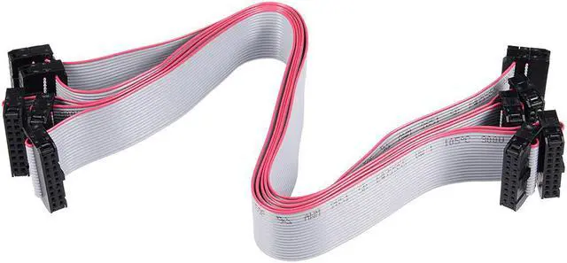 Main image of IDC 18 Pins Connector Flat Ribbon Cable Female Connector 30cm 2.54mm Pitch,5pcs