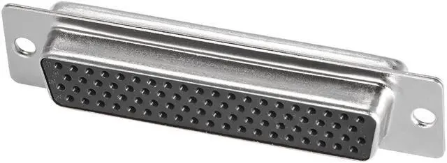 Main image of D-sub Connector DB78 Female Socket 78-pin 4-row High Density Port Terminal Breakout for Mechanical Equipment CNC Computers Pack of 1