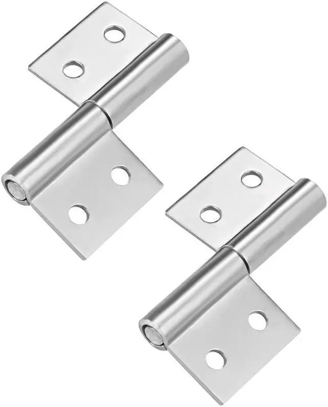 Main image of 2-inch Steel Small Slip Joint Flag Hinge - Lift Off Left Handed Lid Door 2pcs