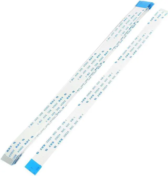 Main image of Unique Bargains 10Pcs 0.5mm Pitch 18 Pin AWM 20624 80C 60V VW-1 Flexible Flat Cable 200mm